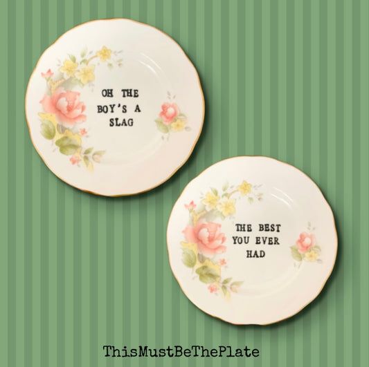 Fluorescent adolescent by Arctic Monkeys (pair of plates)