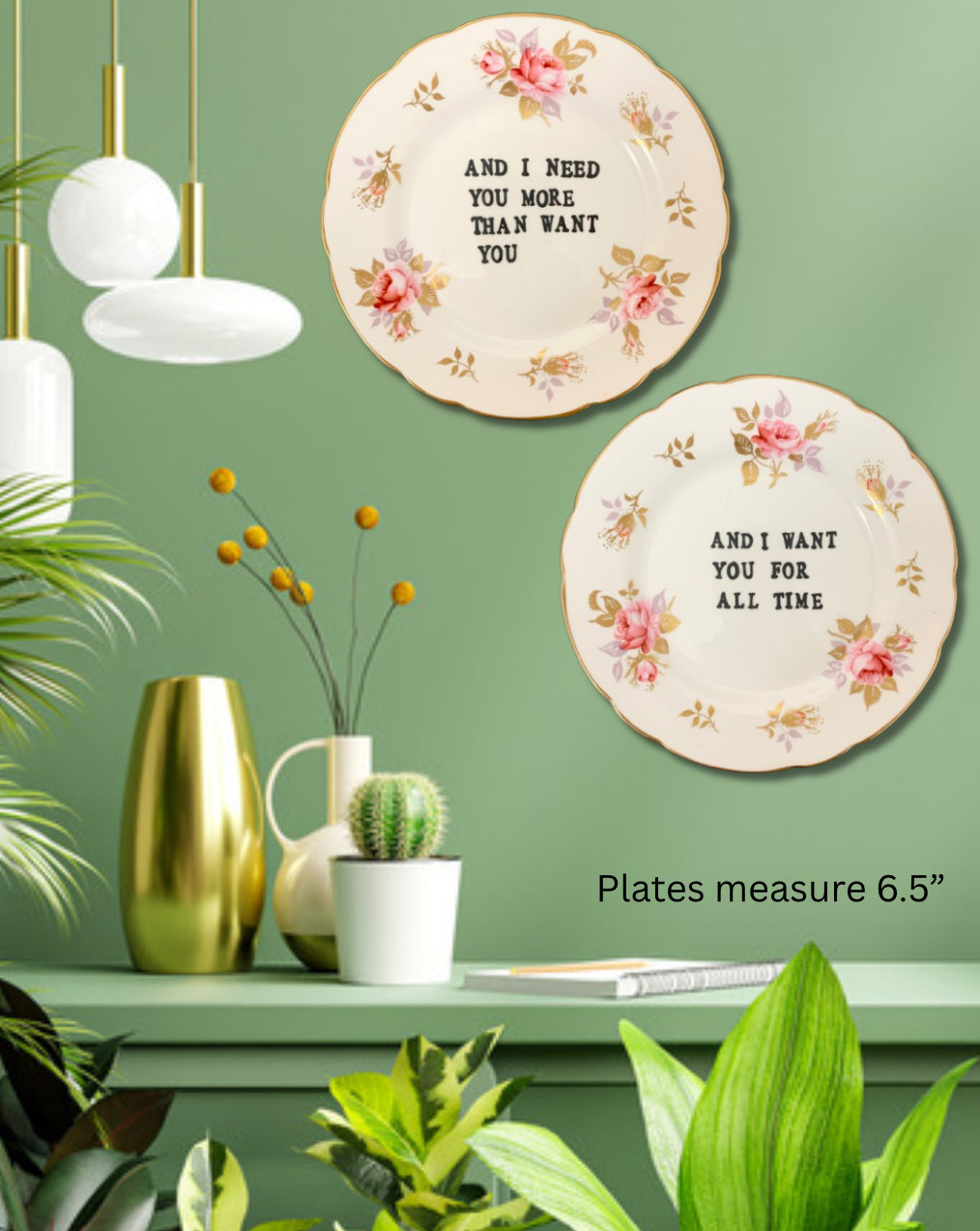 Wichita Lineman by Glenn Campbell (pair of plates)