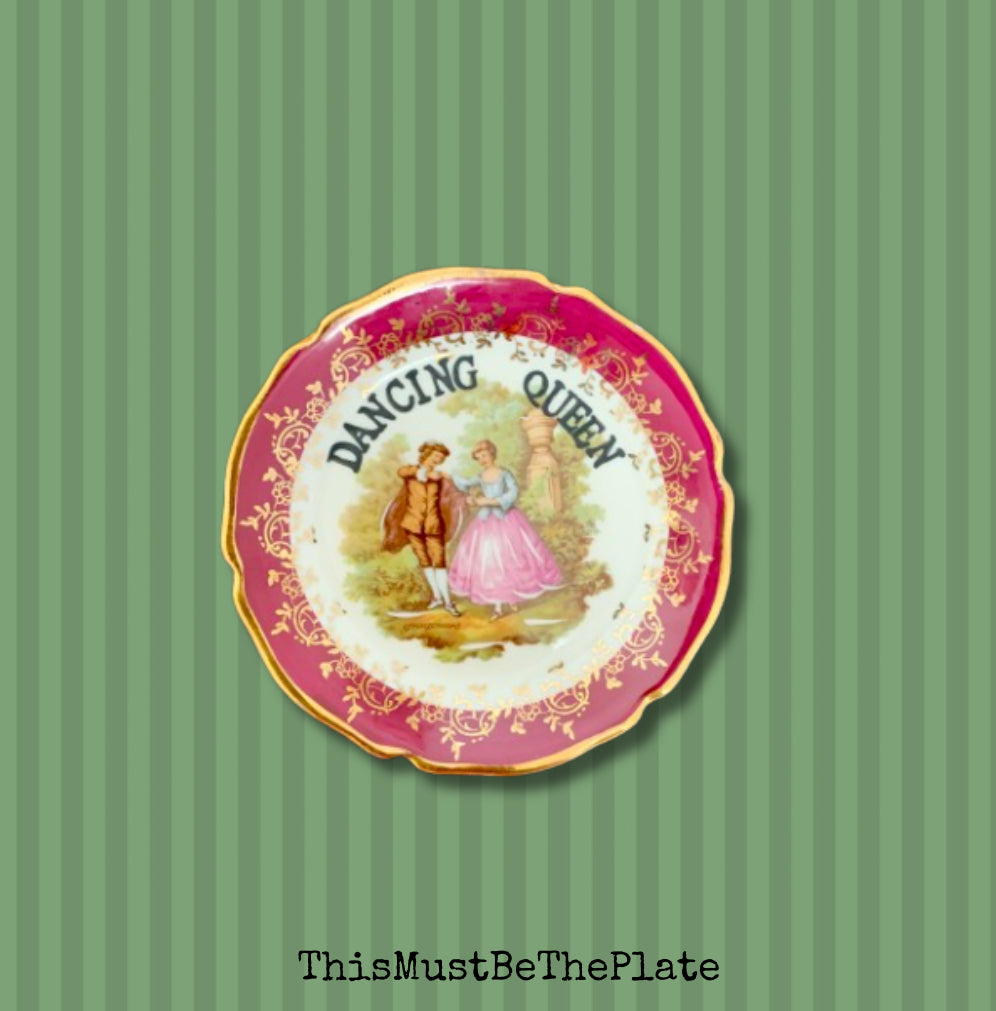 Miniature plate - Dancing Queen by Abba