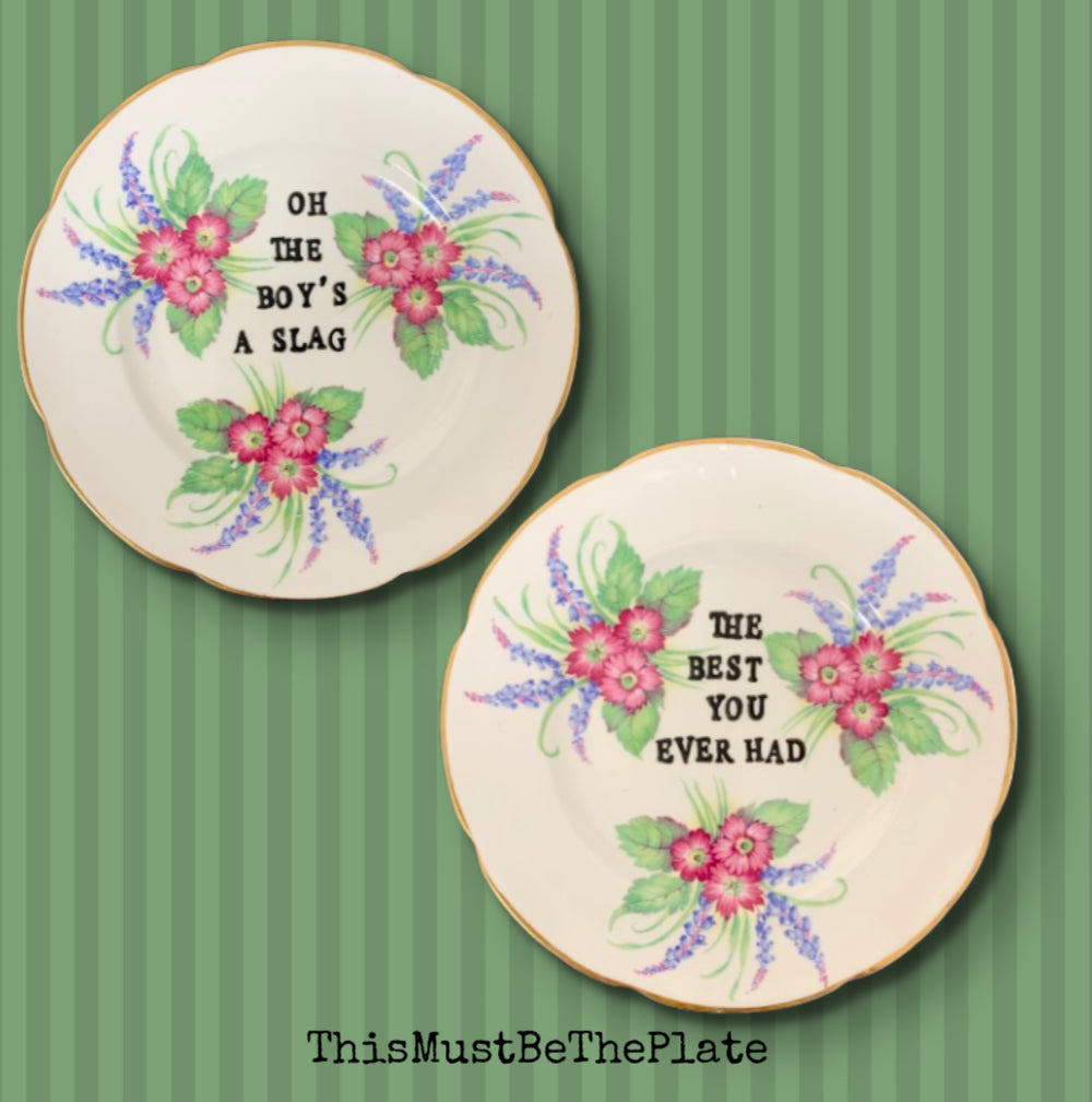 Fluorescent adolescent by Arctic Monkeys (pair of plates)