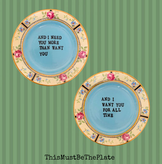 Wichita Lineman by Glenn Campbell (pair of plates)