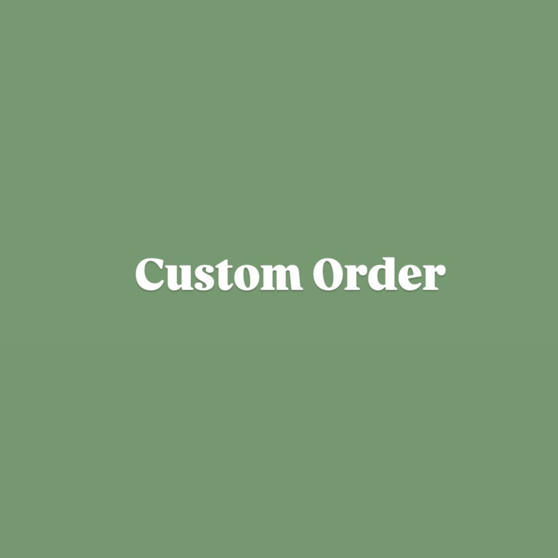 Private listing. Custom Order - DJR